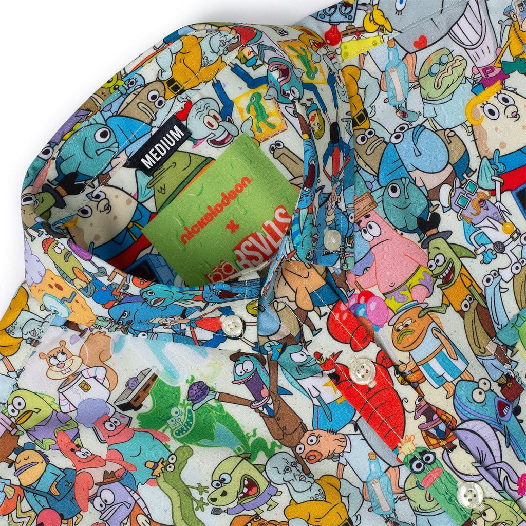 RSVLTS Welcome to Bikini Bottom Youth KUNUFLEX Short Sleeve Shirt — detail 4