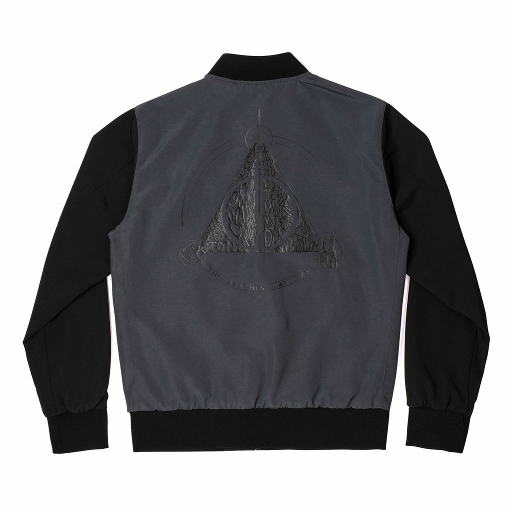 RSVLTS Deathly Hallows Reversible Bomber Jacket in Black — detail 4