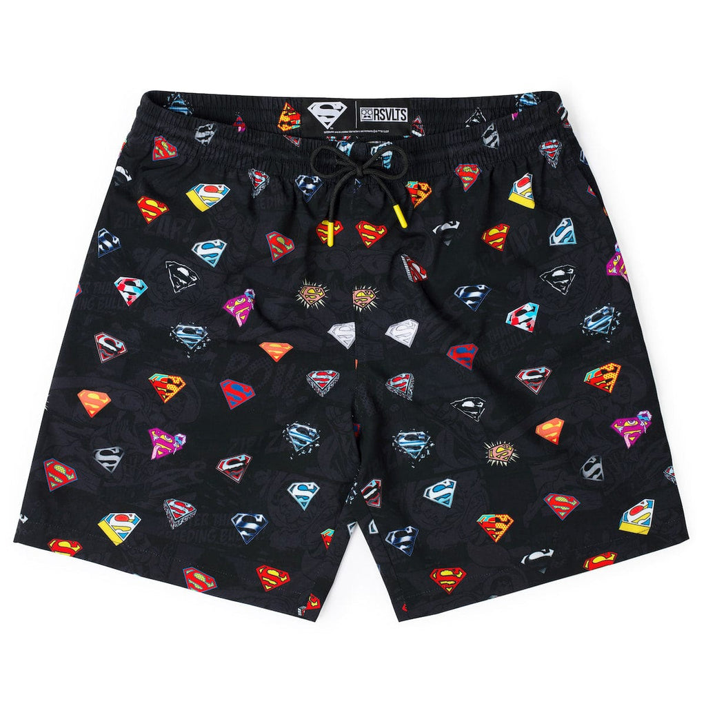 RSVLTS Superman "Symbols of Hope Hybrid Shorts — front view