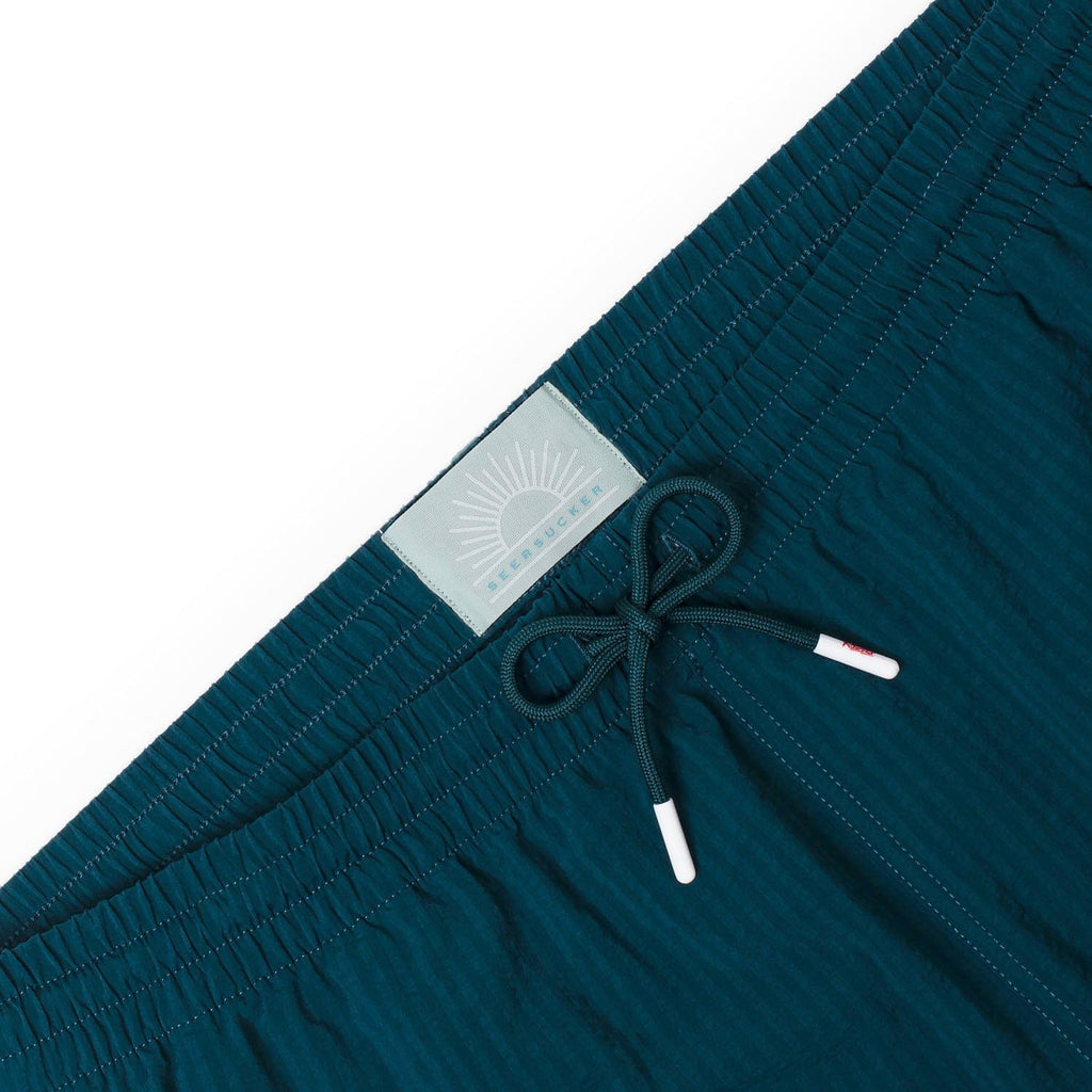 RSVLTS Chesapeake Bay Stretch Seersucker Hybrid Shorts in Blue — detail 6