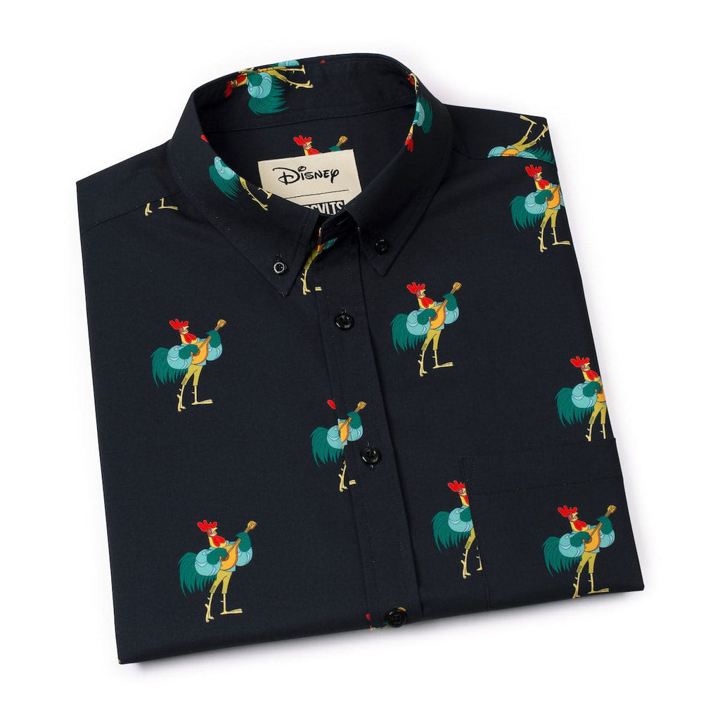 RSVLTS Oo-De-Lally KUNUFLEX Short Sleeve Shirt in Black — detail 11