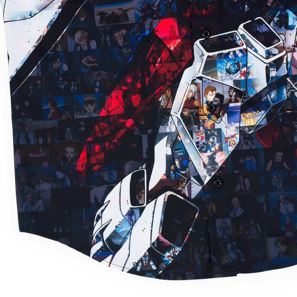 RSVLTS Gundam Wing KUNUFLEX Short Sleeve Shirt in Black — detail 5