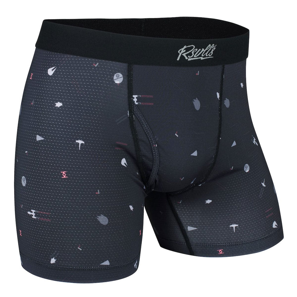 RSVLTS Stay on Target Single-Pack Boxer Briefs in Gray — detail 2