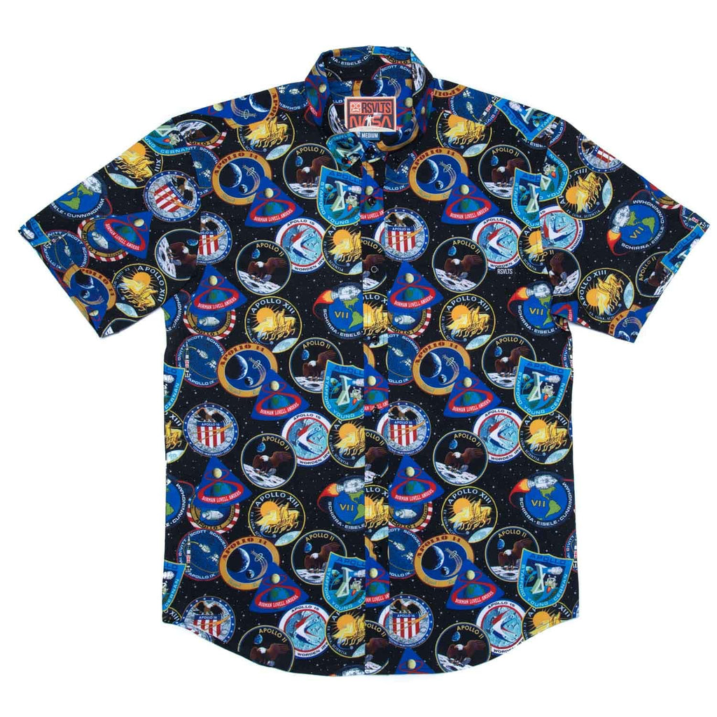 RSVLTS Legacy Apollo KUNUFLEX Short Sleeve Shirt in Black — detail 2