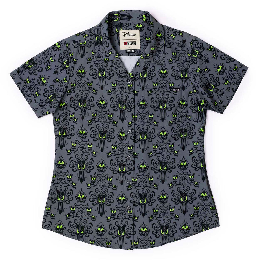 RSVLTS Wall Creeps Women's KUNUFLEX Short Sleeve Shirt — detail 4