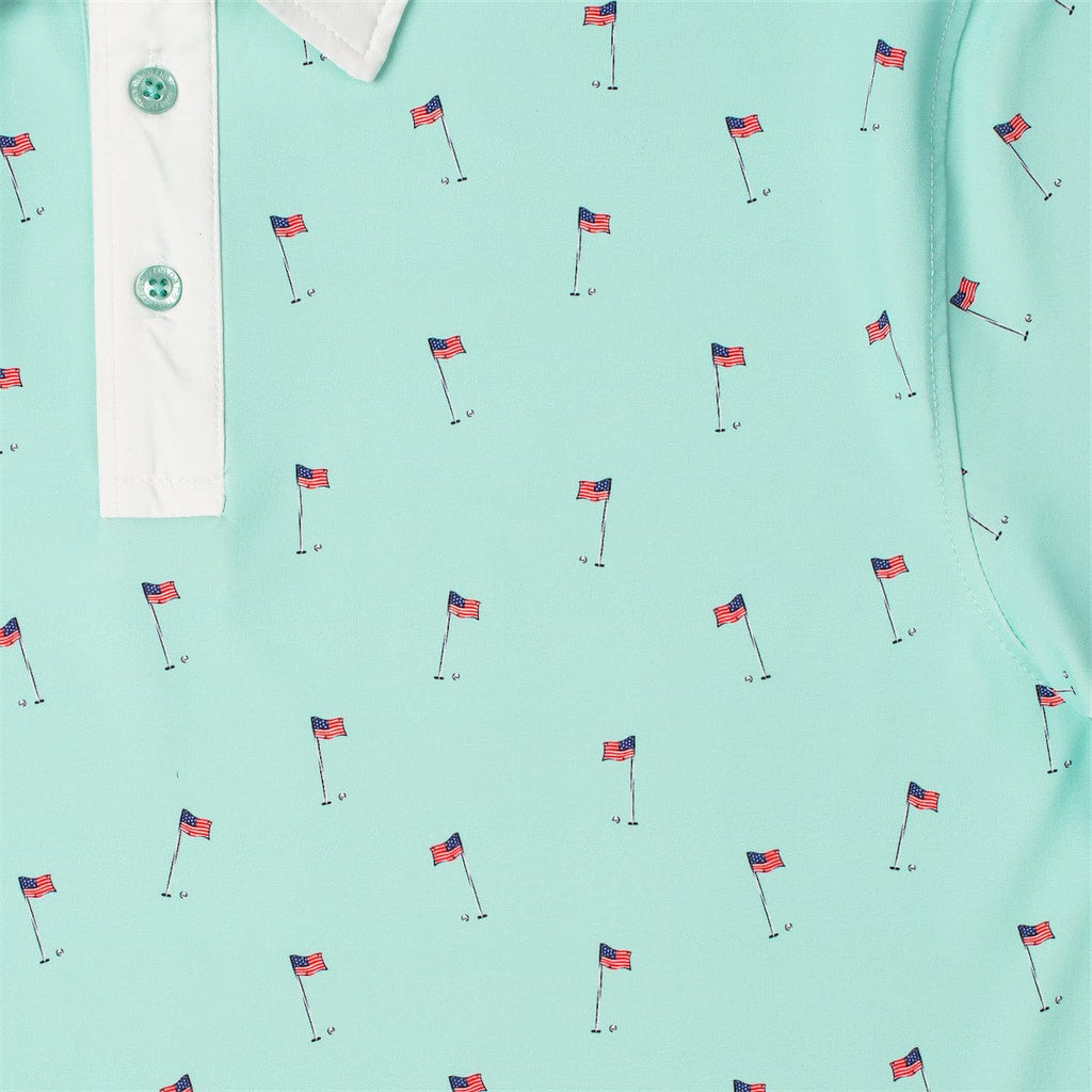 RSVLTS E Par-ibus Unum All-Day Polo in Green — detail 8