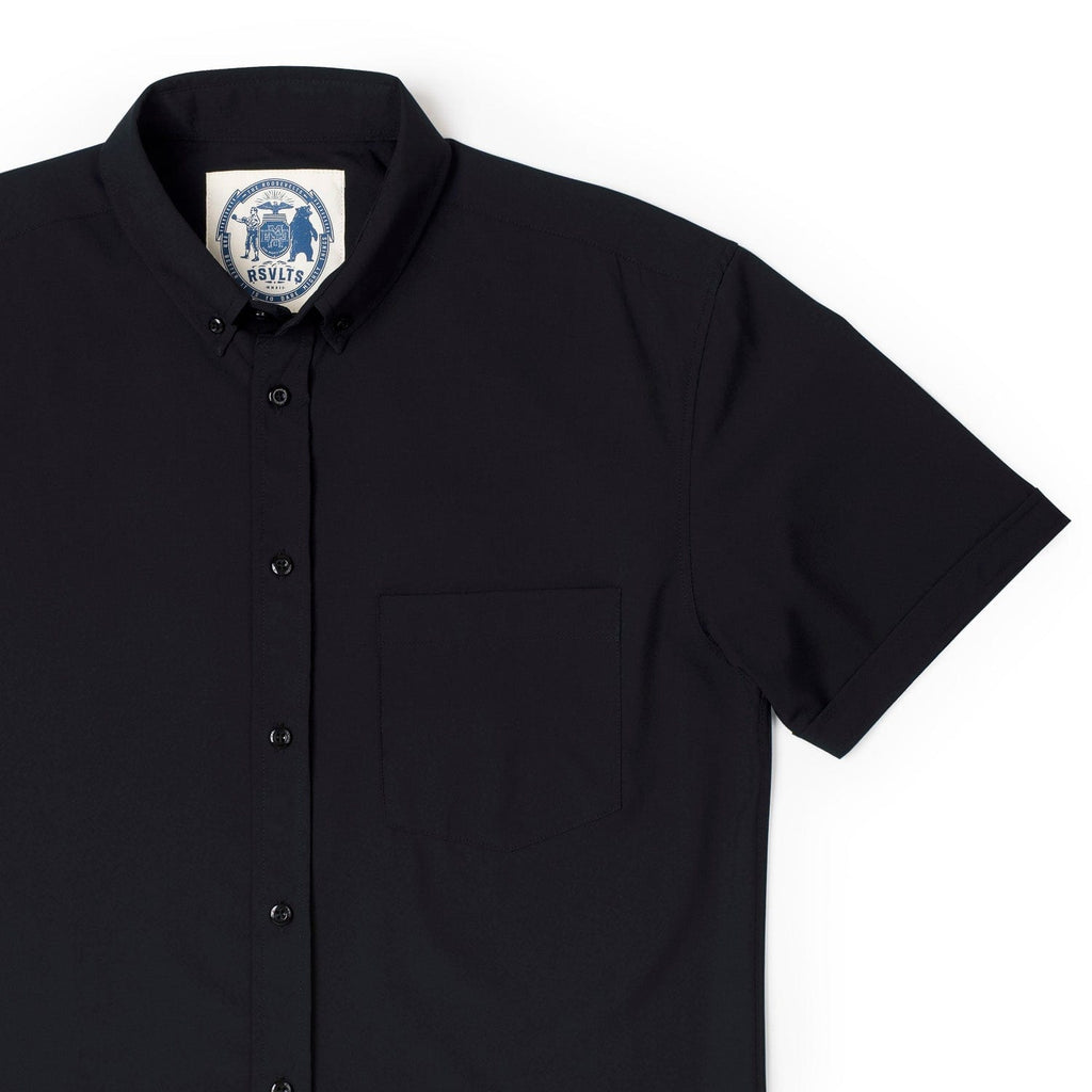 RSVLTS Black Sand Beach KUNUFLEX Short Sleeve Shirt — detail 5