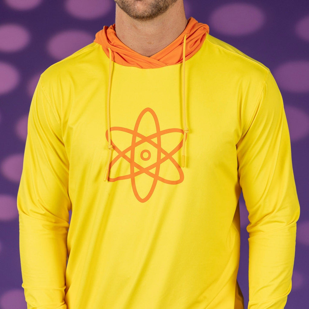 RSVLTS Feel the Power Performance Hoodie in Orange — detail 4