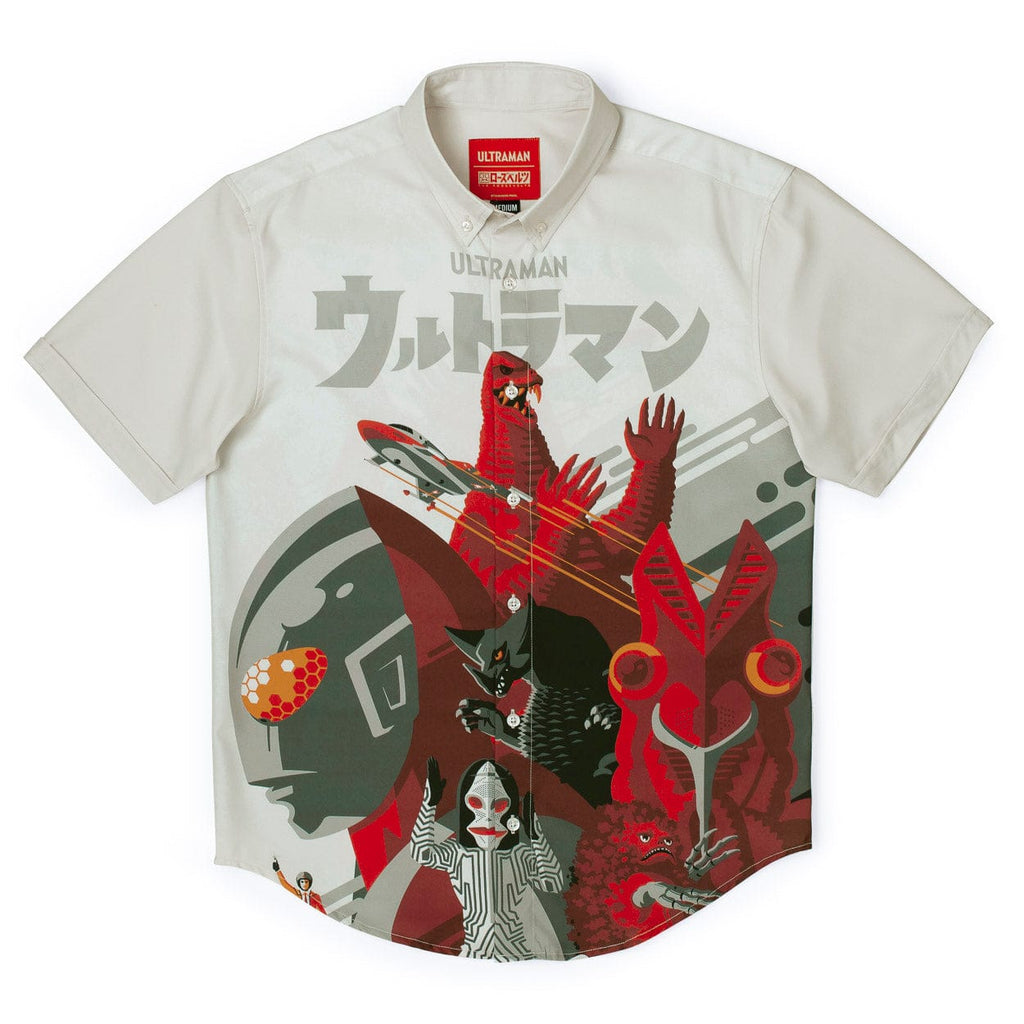 RSVLTS Ultra ’66 KUNUFLEX Short Sleeve Shirt in White — front view