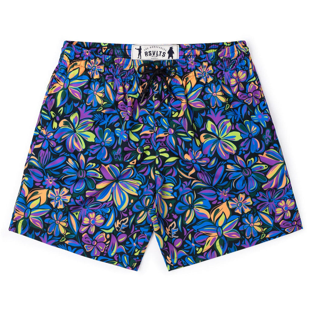 RSVLTS Ultraviolet Hybrid Shorts in Purple — detail 2