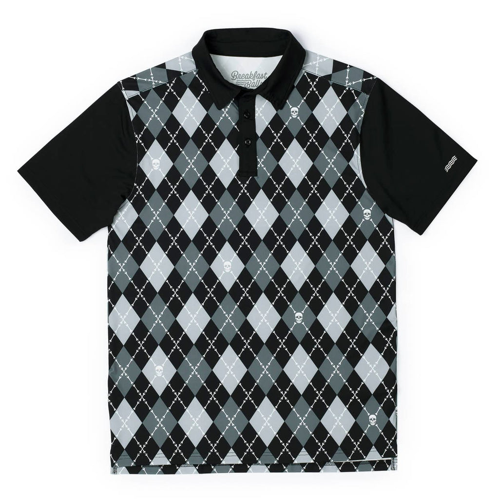 RSVLTS See You at tha Crossbones All-Day Polo in Black — detail 7