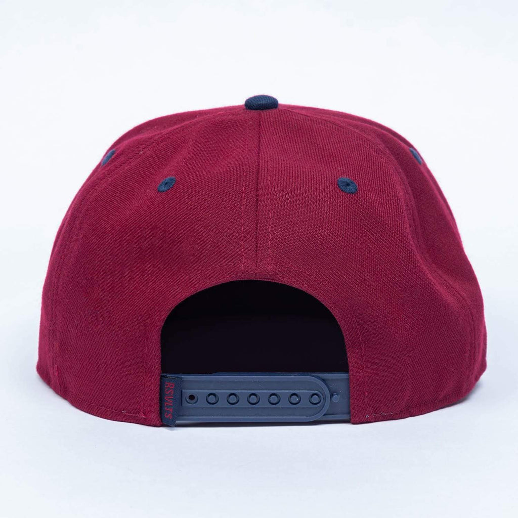 RSVLTS Hamilton City S’mores Snapback Hat in Red — detail 7
