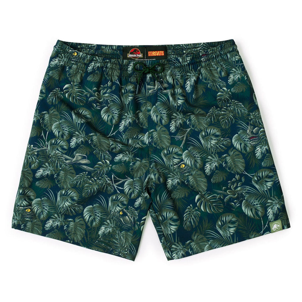 RSVLTS Clever Girl Hybrid Shorts in Green — front view
