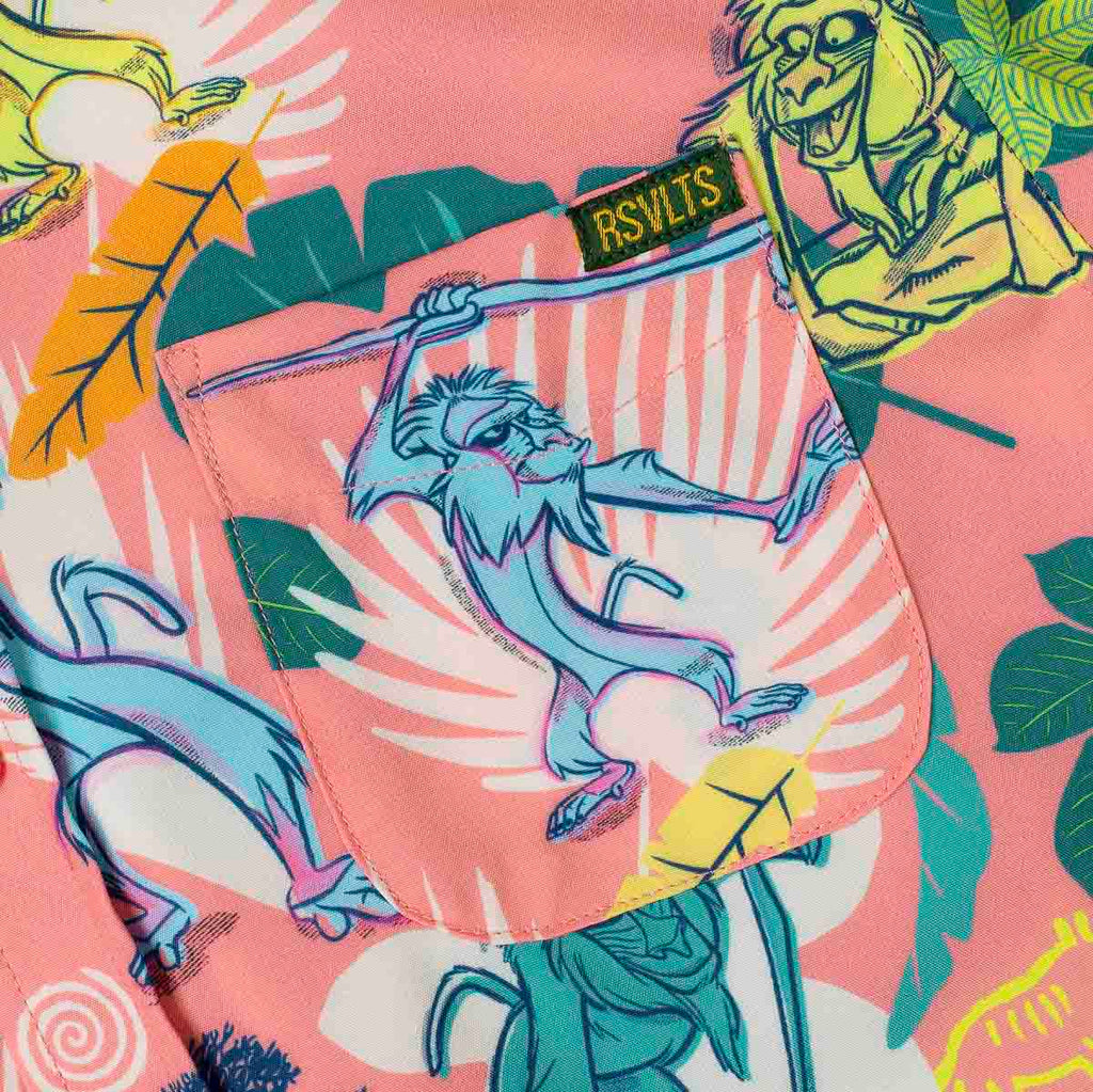 RSVLTS Peak Rafiki Youth KUNUFLEX Short Sleeve Shirt in Multicolor — detail 4