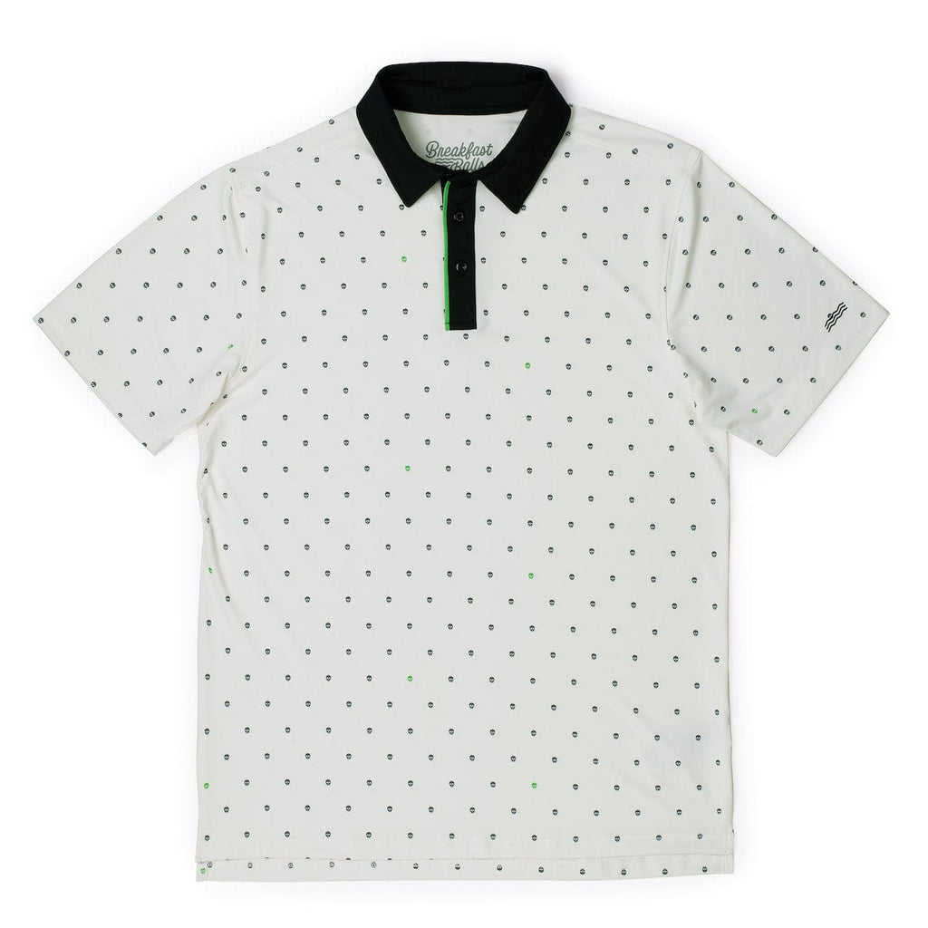 RSVLTS Lil Boneheads All-Day Polo in White — detail 7