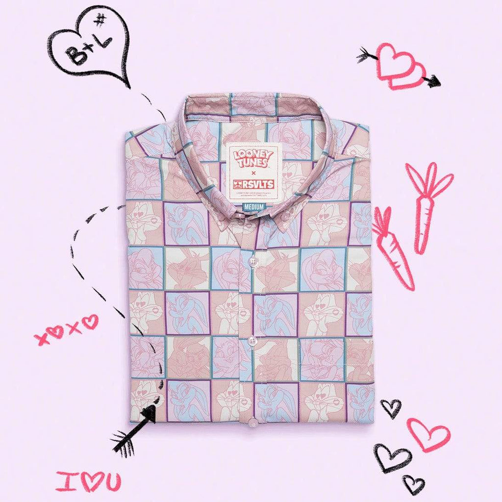 RSVLTS Bugs Loves Lola KUNUFLEX Short Sleeve Shirt in Red — detail 4