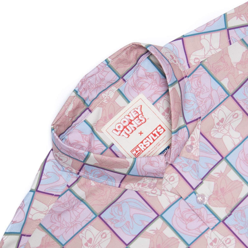 RSVLTS Bugs Loves Lola KUNUFLEX Short Sleeve Shirt in Red — detail 3