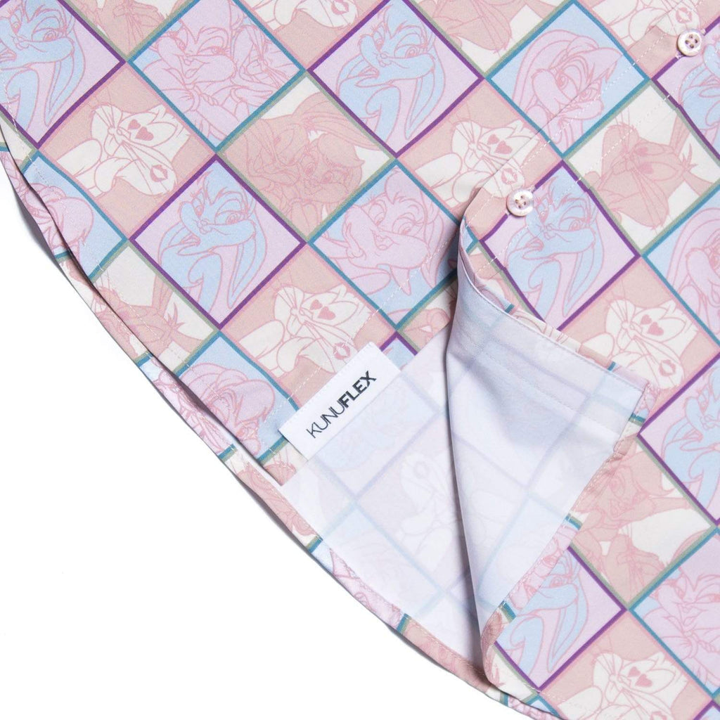 RSVLTS Bugs Loves Lola KUNUFLEX Short Sleeve Shirt in Red — detail 6