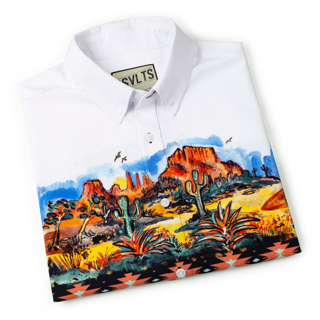 RSVLTS The Frontiersman KUNUFLEX Short Sleeve Shirt in Black — detail 9