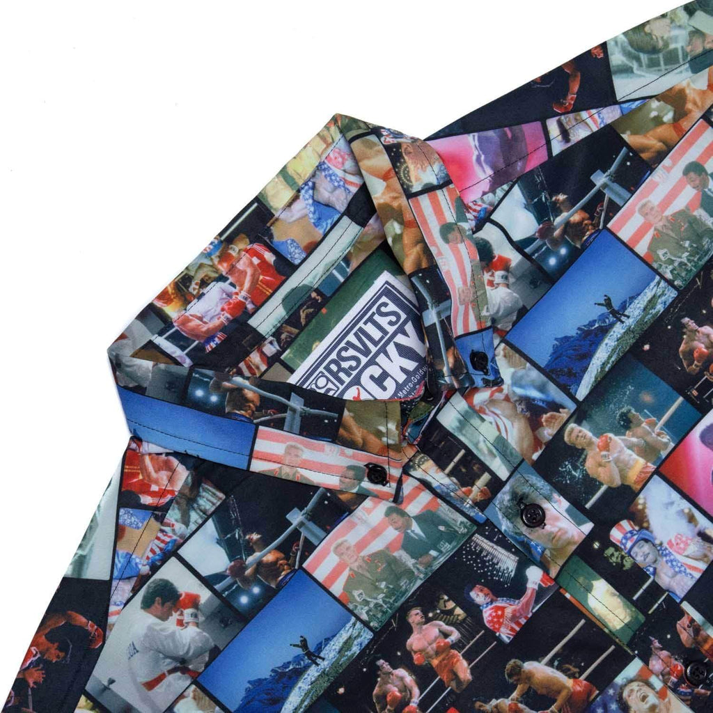 RSVLTS No Easy Way Out KUNUFLEX Short Sleeve Shirt in Multicolor — detail 5