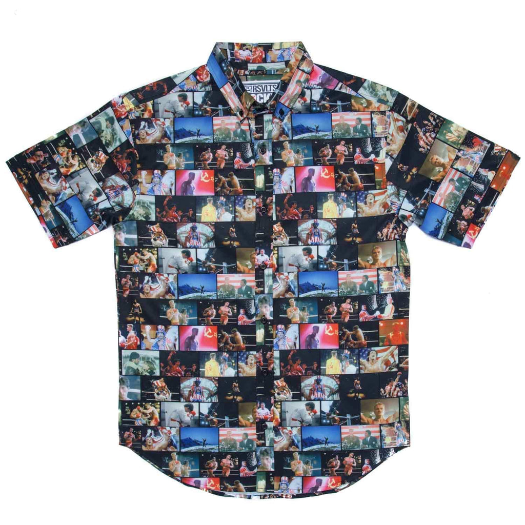 RSVLTS No Easy Way Out KUNUFLEX Short Sleeve Shirt in Multicolor — detail 2
