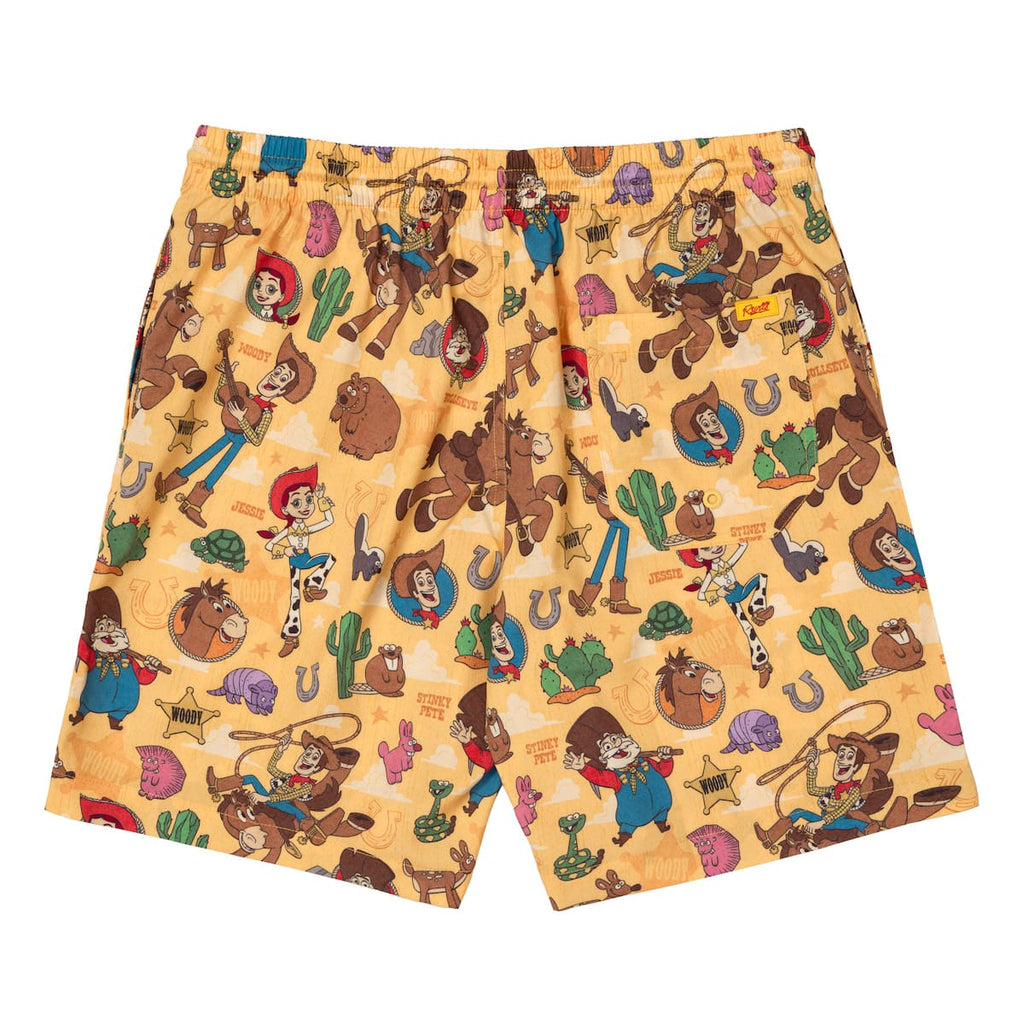 RSVLTS The Original Roundup Gang Hybrid Shorts in Orange — detail 7