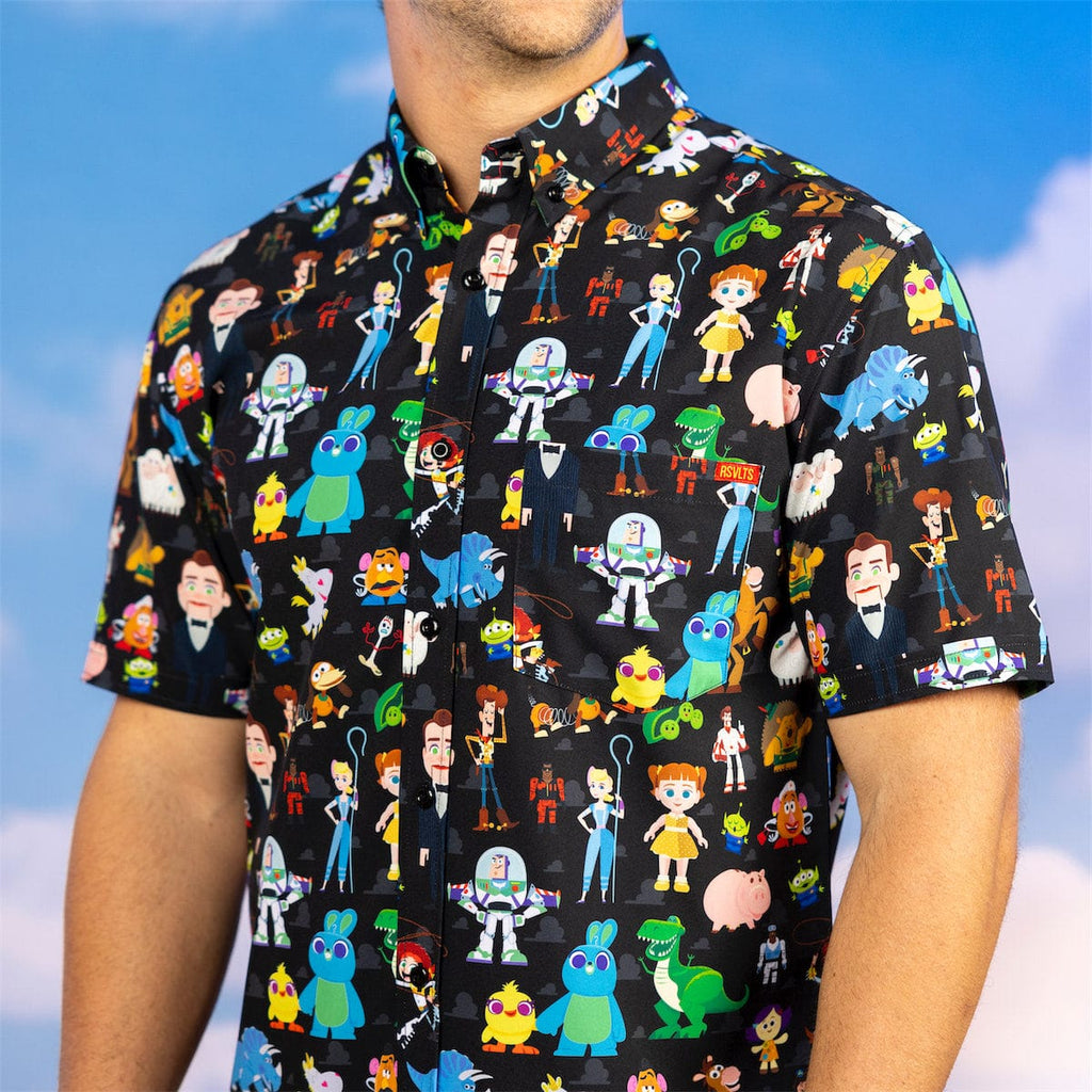 RSVLTS Ready 4 Adventure KUNUFLEX Short Sleeve Shirt in Black — detail 6