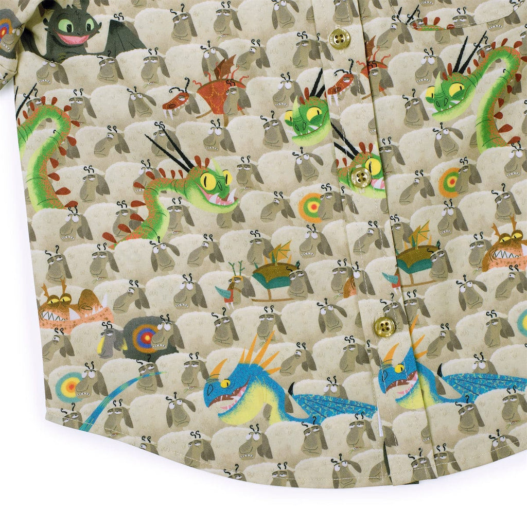 RSVLTS Counting Sheep Preschool KUNUFLEX Short Sleeve Shirt in Multicolor — detail 6