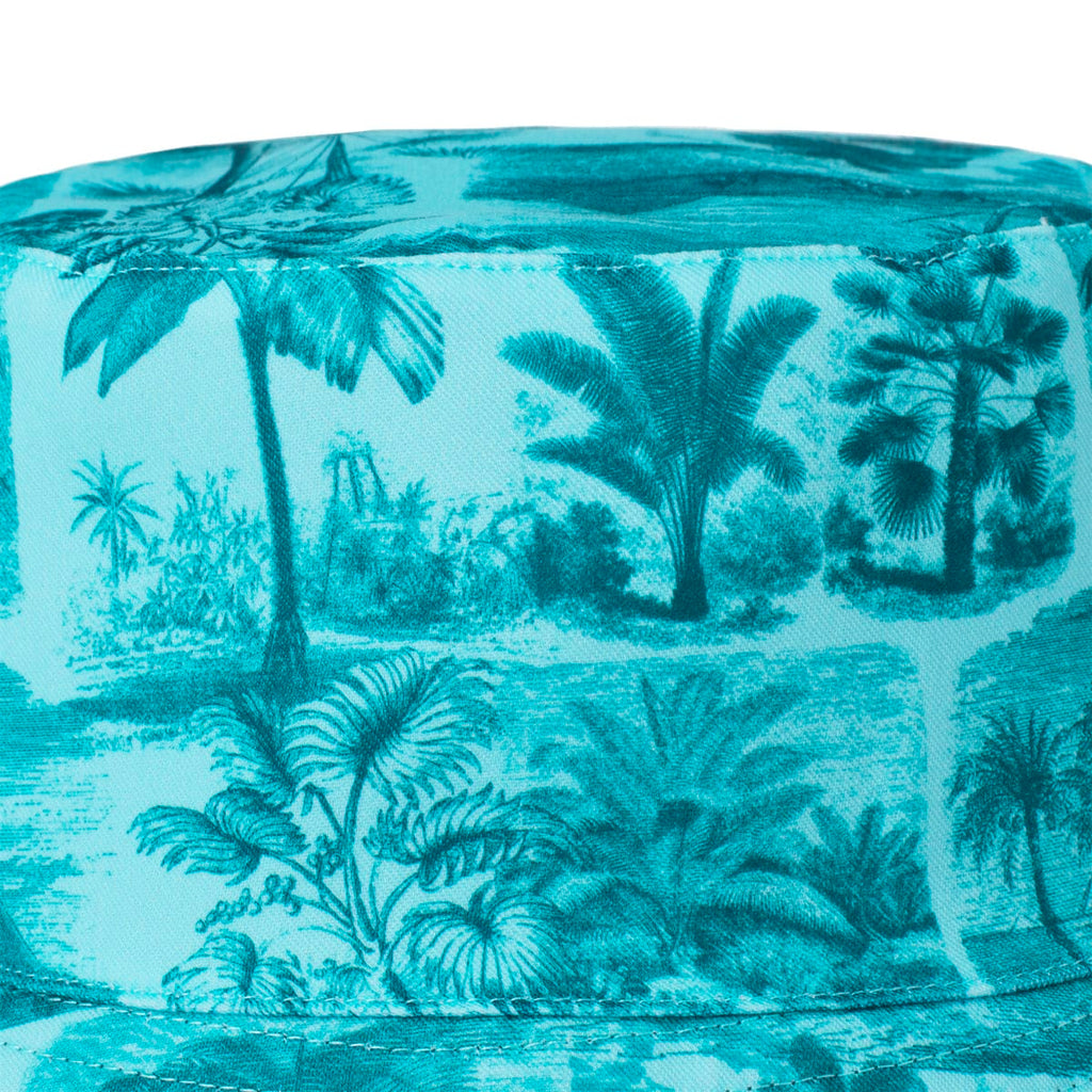 RSVLTS Litho Palms Bucket Hat in Blue — detail 5