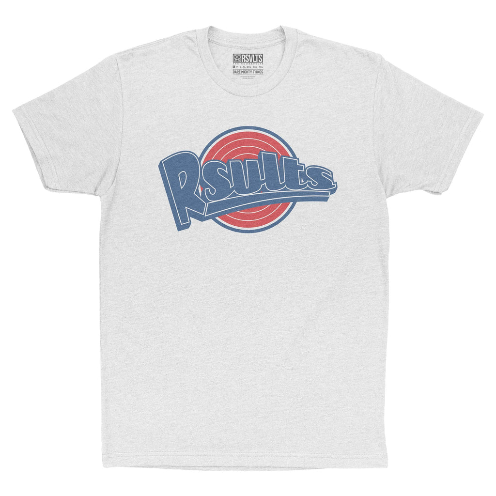 RSVLTS RSVLTS Jam Crewneck Tee in White — front view
