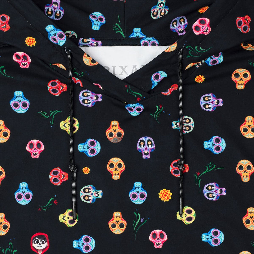 RSVLTS Calavera Performance Hoodie in Black — detail 3