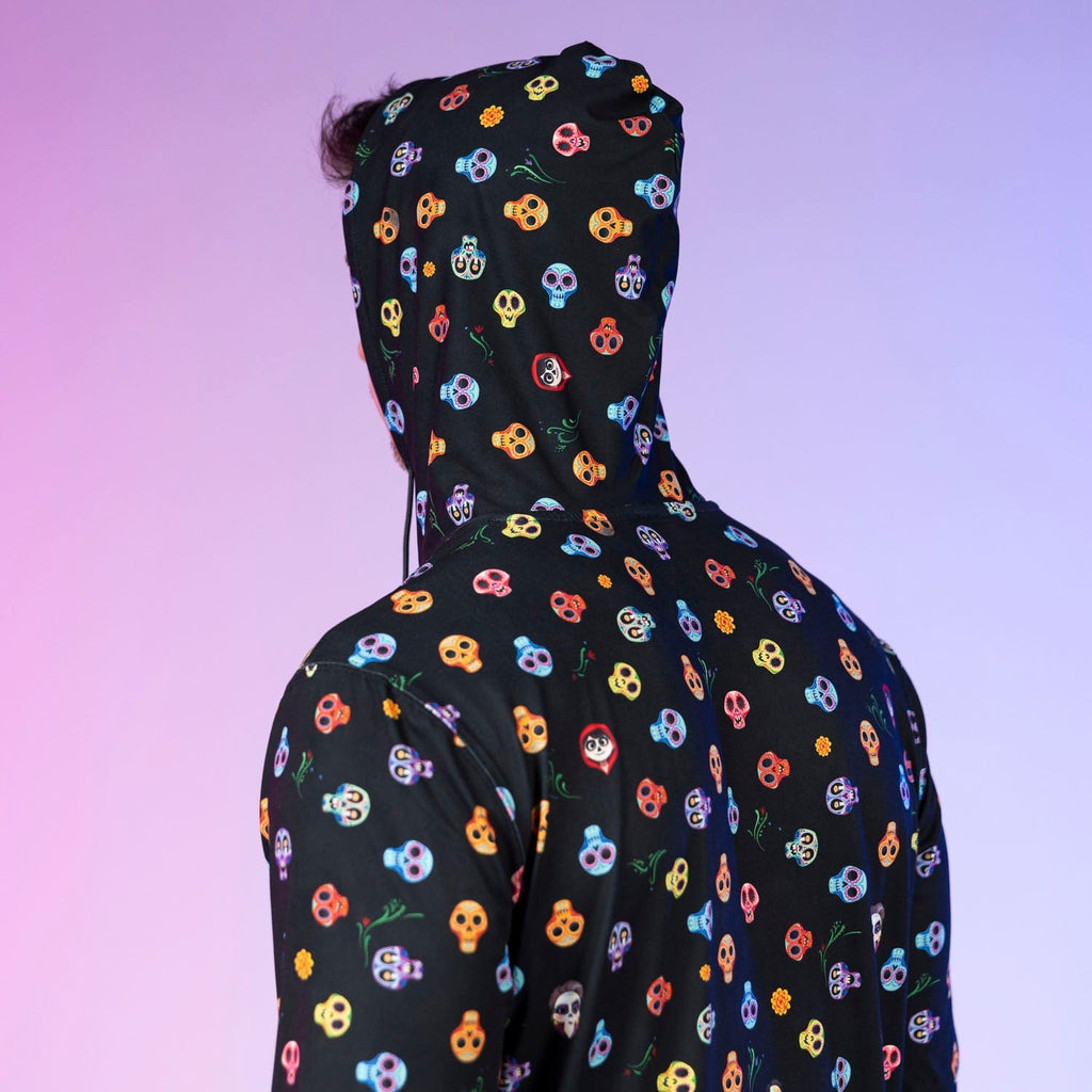 RSVLTS Calavera Performance Hoodie in Black — detail 5