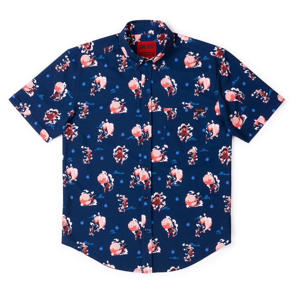 RSVLTS Gear Second KUNUFLEX Short Sleeve Shirt in Blue — detail 9