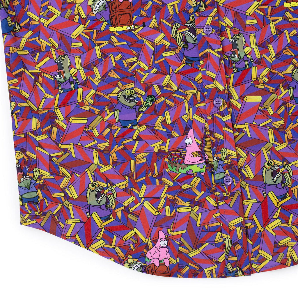 RSVLTS CHOOOOOCOLATE!!! KUNUFLEX Short Sleeve Shirt in Purple — detail 12
