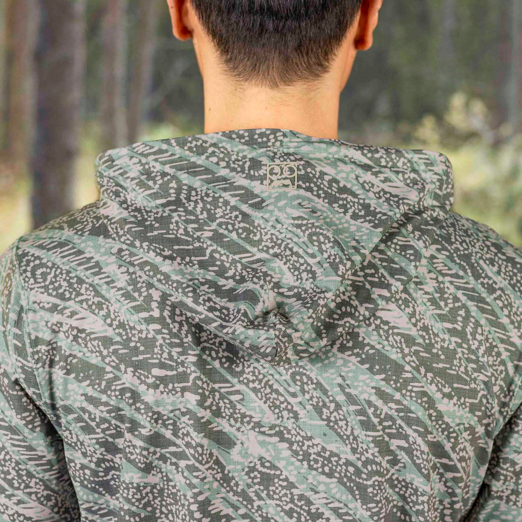 RSVLTS Ghillie Camo Performance Hoodie in Green — detail 5