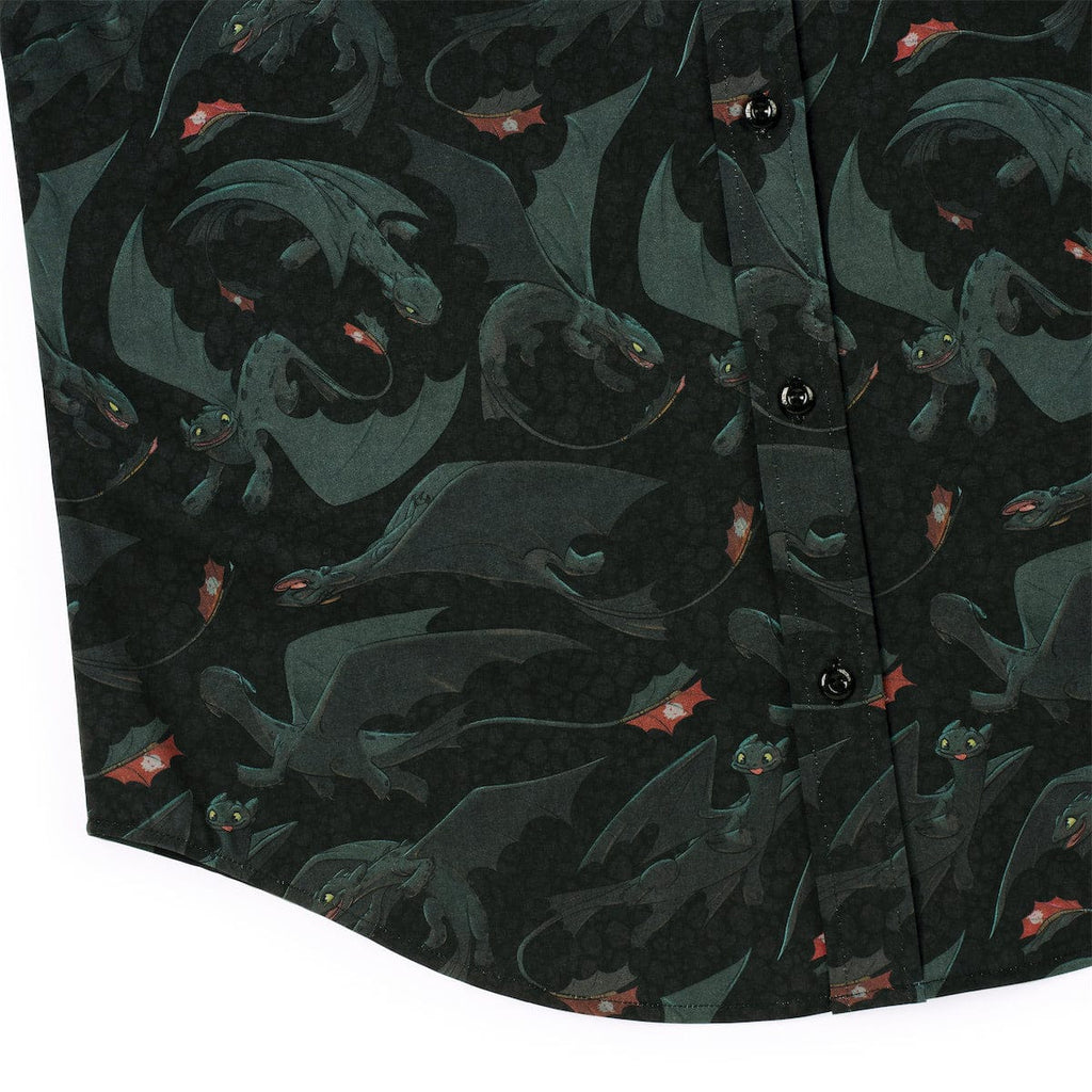 RSVLTS Unleash the Fury KUNUFLEX Short Sleeve Shirt in Black — detail 9