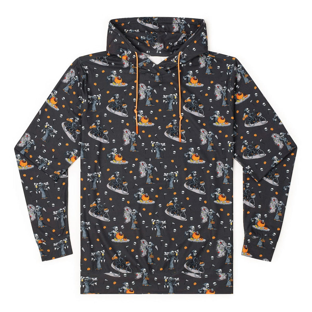 RSVLTS Reaper’s Delight Performance Hoodie in Black — front view