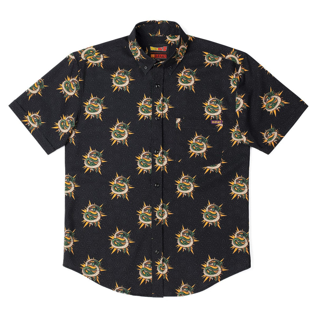 RSVLTS Summoning Shenron KUNUFLEX Short Sleeve Shirt in Black — detail 8