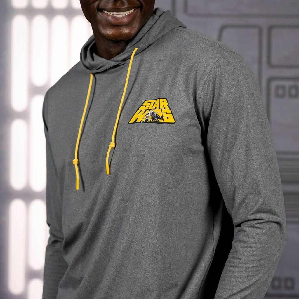 RSVLTS Old School Duel Performance Hoodie in Gray — detail 7