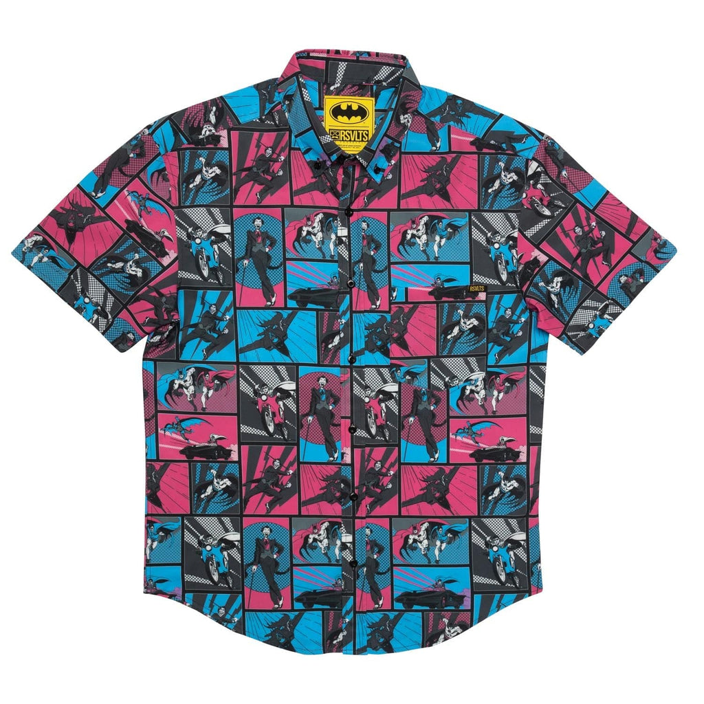 RSVLTS Funny Papers KUNUFLEX Short Sleeve Shirt in Multicolor — detail 2
