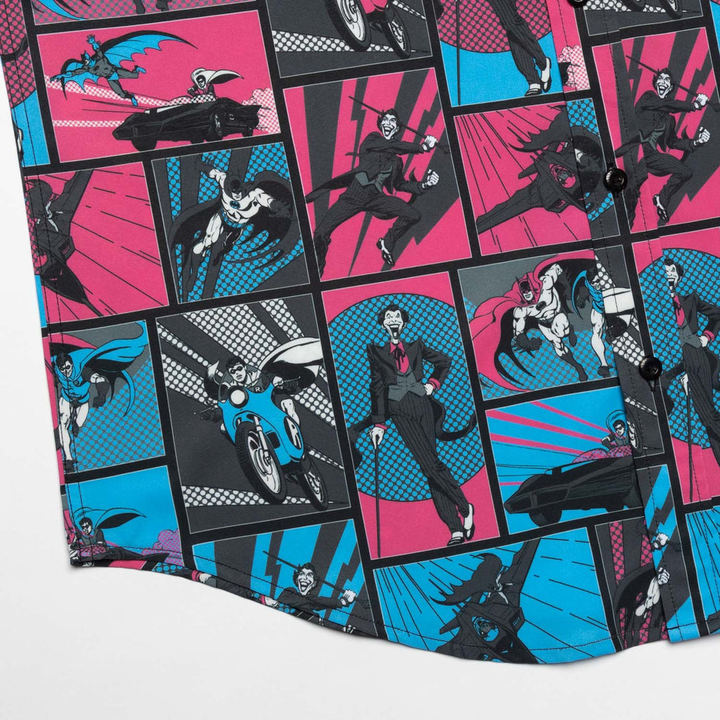 RSVLTS Funny Papers KUNUFLEX Short Sleeve Shirt in Multicolor — detail 4