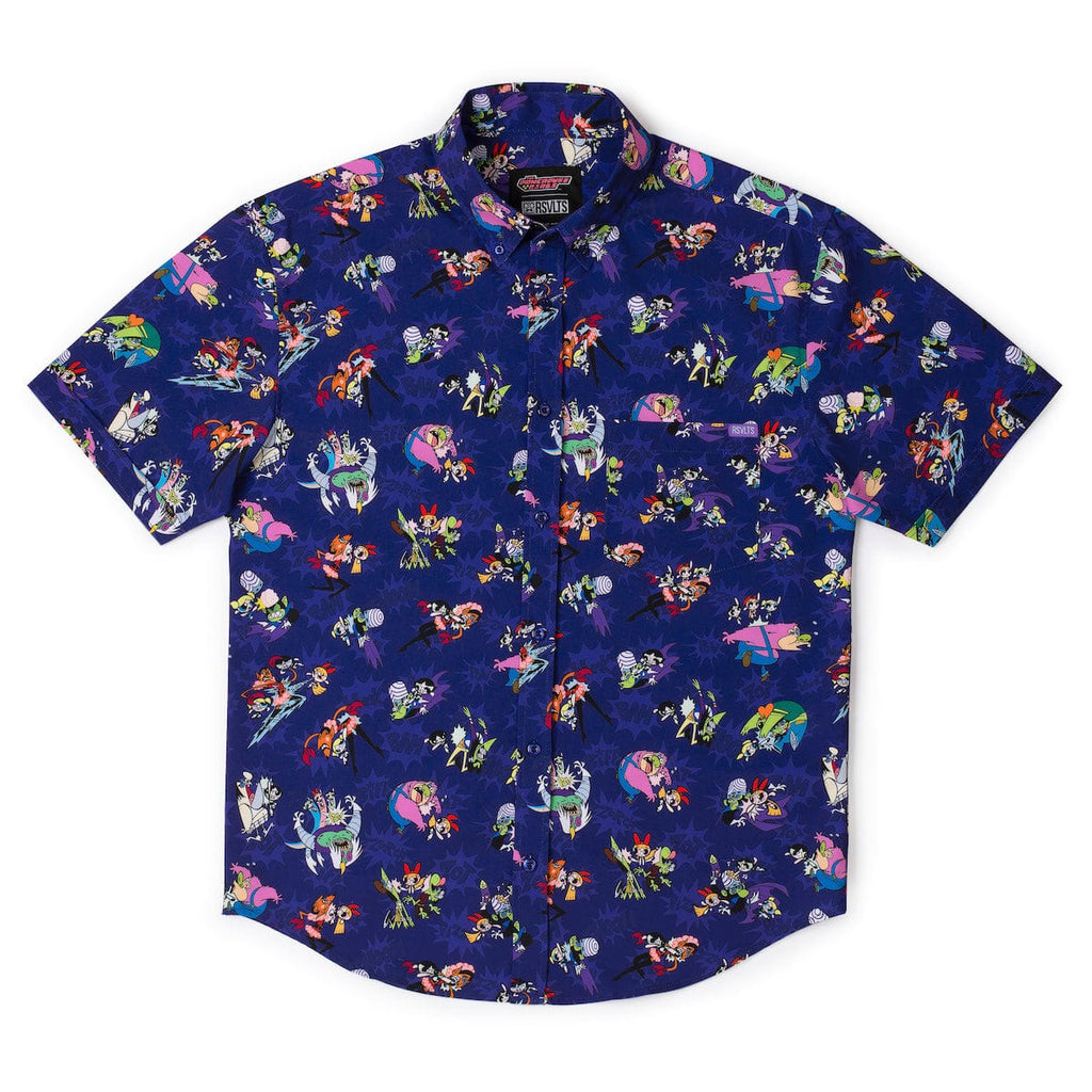 RSVLTS POW-erpuff Girls KUNUFLEX Short Sleeve Shirt in Purple — detail 7