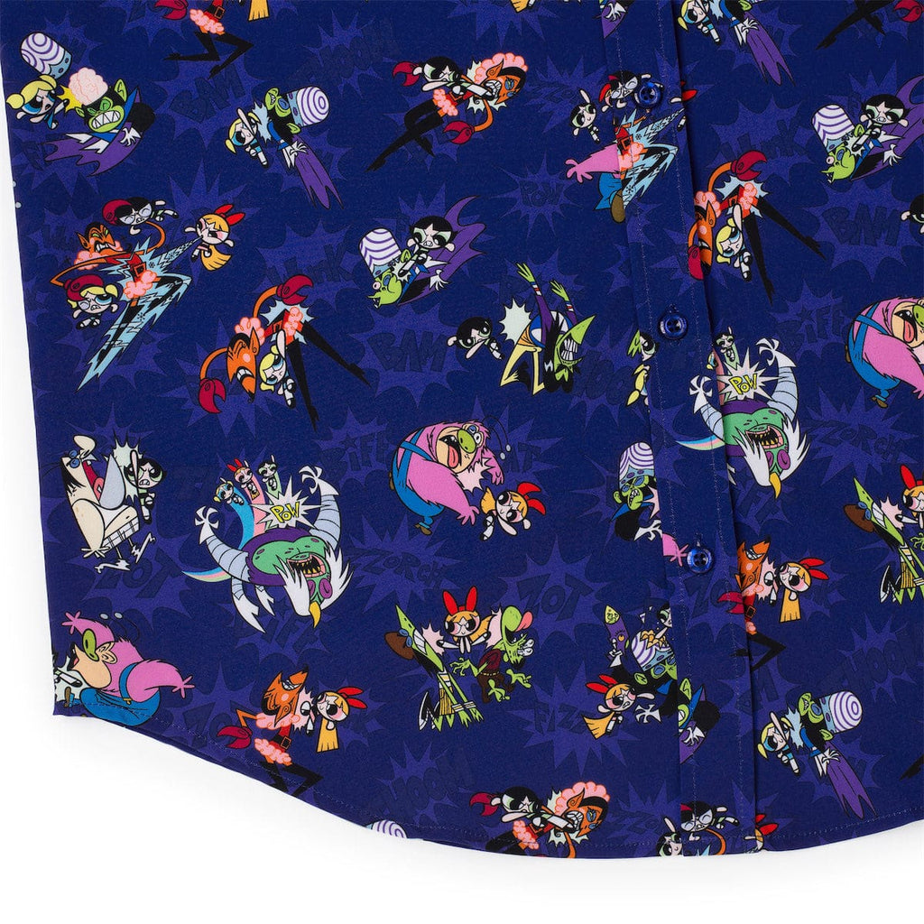 RSVLTS POW-erpuff Girls KUNUFLEX Short Sleeve Shirt in Purple — detail 9