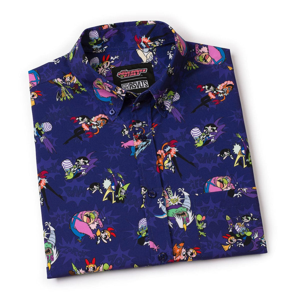 RSVLTS POW-erpuff Girls KUNUFLEX Short Sleeve Shirt in Purple — detail 10