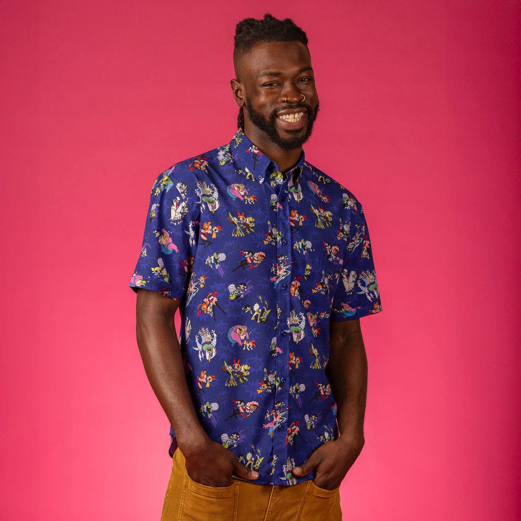 RSVLTS POW-erpuff Girls KUNUFLEX Short Sleeve Shirt in Purple — detail 6