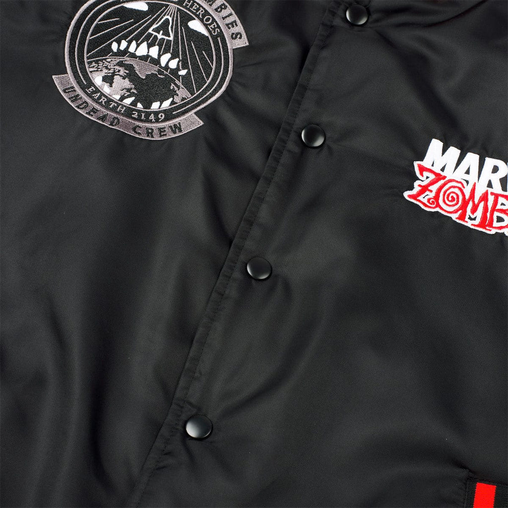 RSVLTS Undead Crew Coach Jacket in Black — detail 11