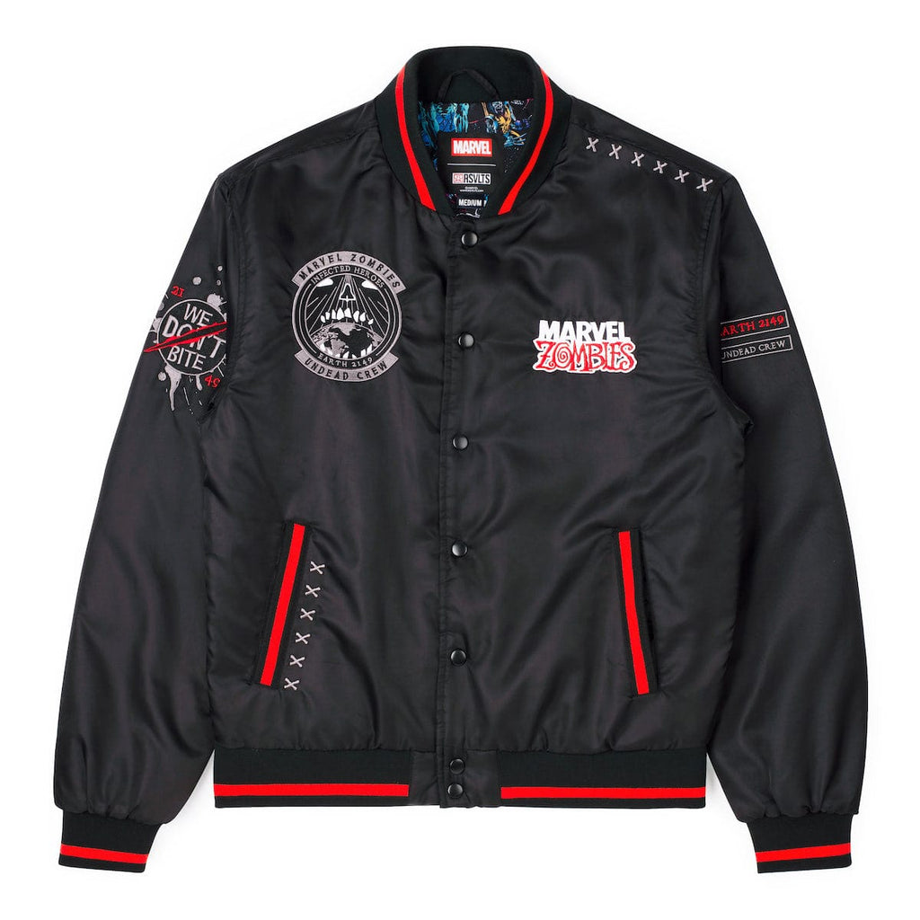 RSVLTS Undead Crew Coach Jacket in Black — detail 12