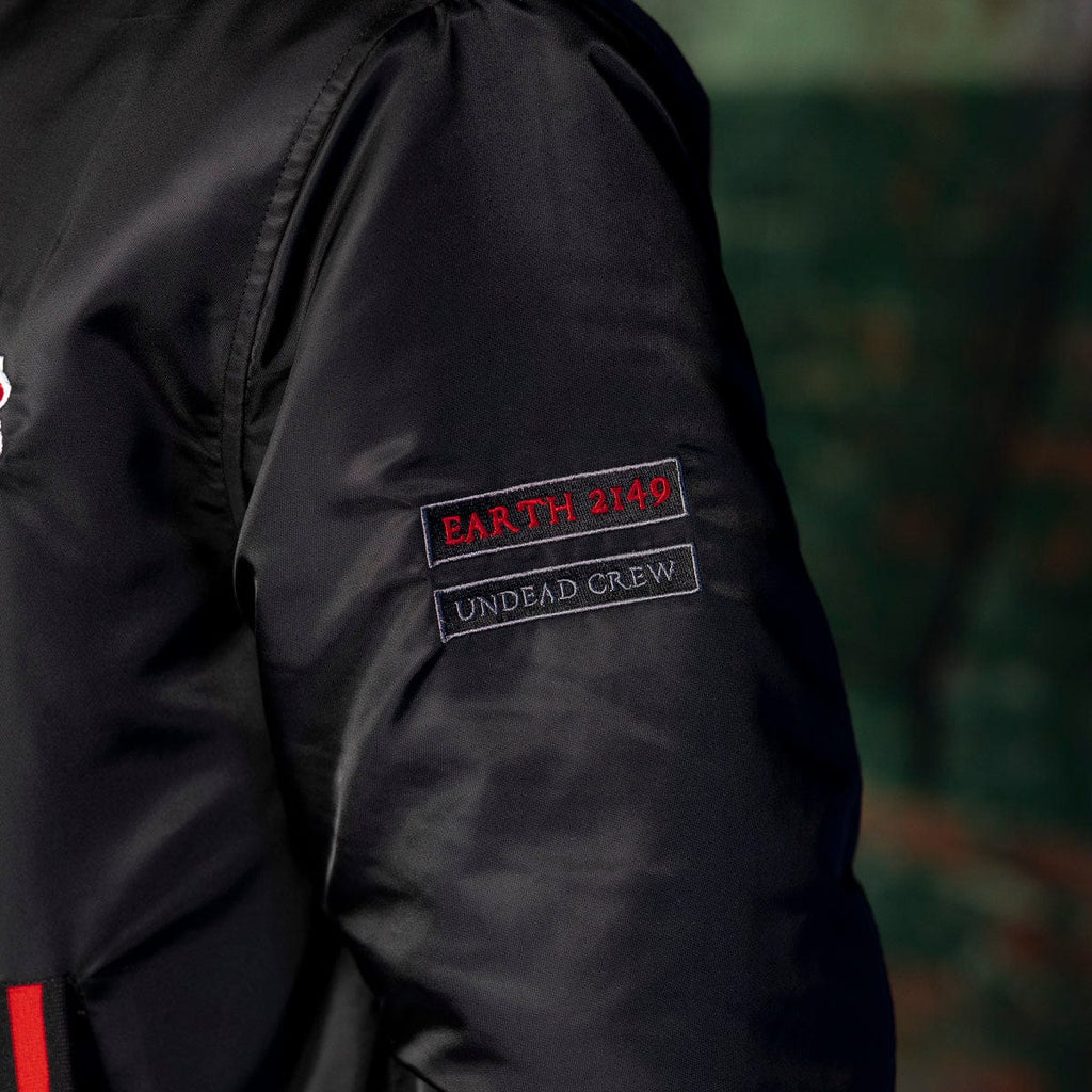 RSVLTS Undead Crew Coach Jacket in Black — detail 10