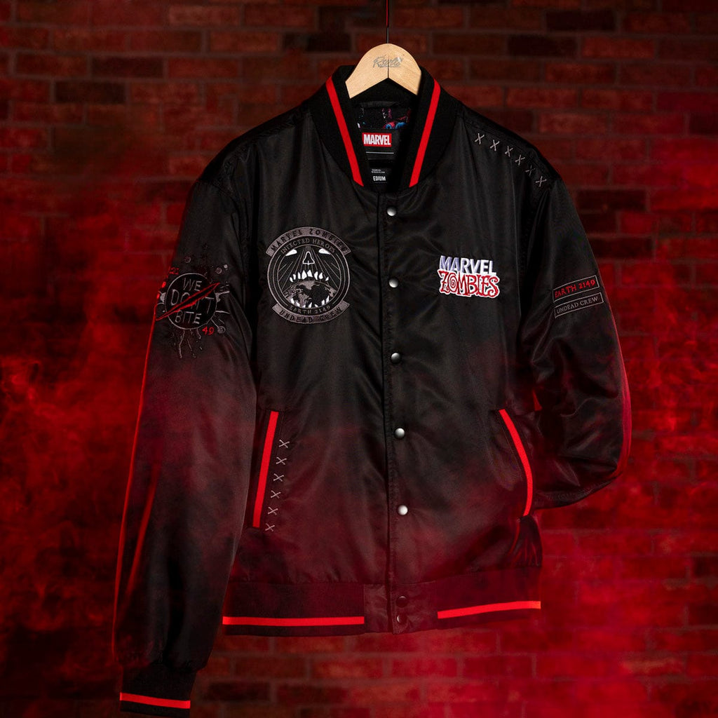 RSVLTS Undead Crew Coach Jacket in Black — detail 9
