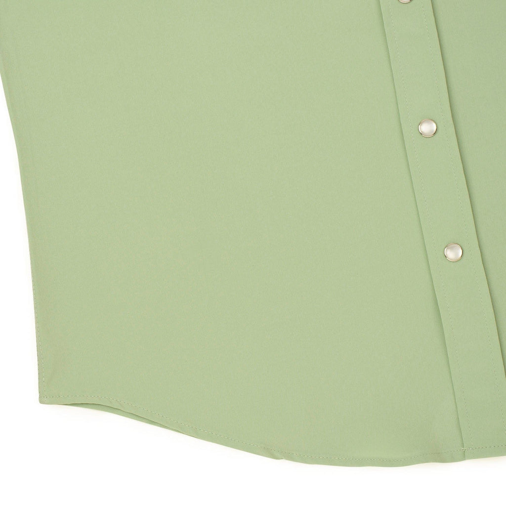 RSVLTS Cowju KUNUFLEX Short Sleeve Shirt in Orange — detail 7